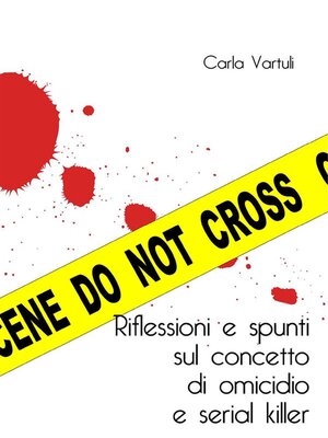 cover image of Riflessioni e spunti sul concetto di omicidio e serial killer